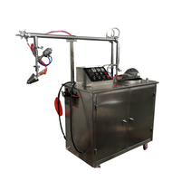 Industriële nieuwe fabrieks prijs origineel ontwerp amandel chocolade spuitmachine voor noten melk fruit 1-300kg capaciteit