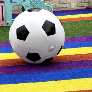 Extra Large <b>Inflatable</b> Colorful Ball 6ft Outdoor Beach Toy For Kids Play Soccer Water Fun Unisex Popo Ball - Product Image 4