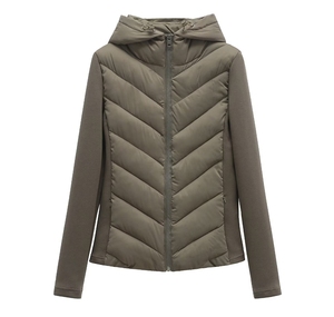Chaqueta Larga con Capucha para <span class=keywords><strong>Mujer</strong></span> <span class=keywords><strong>de</strong></span> Alta Calidad, Nuevo Estilo Otoño 2024 con Diseño <span class=keywords><strong>de</strong></span> Tira <span class=keywords><strong>de</strong></span> Presión y Empalme - Product Image 5