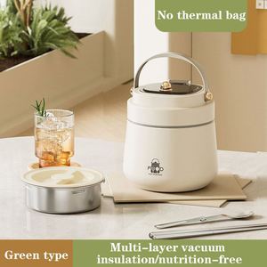 กระติกน้ำซุปแบบสุญญากาศ ถ้วยซุปอาหารเช้า กระติกเก็บความร้อน กล่องอาหารพกพา กล่องเบนโตะ กล่องอาหารกลางวัน สแตนเลส - Product Image 6