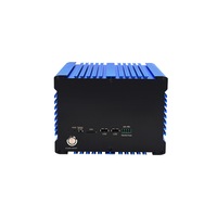 Pc industriel sans ventilateur 2lan boîte industrielle support informatique 4g en option cpu core i7 i5 i3 mini pc dual core Mini Pc avec emplacement PCI