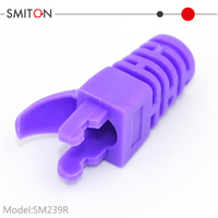 Connecteurs modulaires RJ45 Cat6 colorés en ABS avec protections