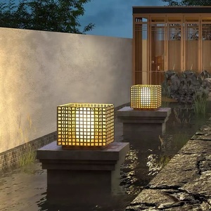 Haute qualité porte pilier lumières lampe porte pilier lumières lampe étanche poste porte principale lampe moderne extérieur pilier lumière - Product Image 4