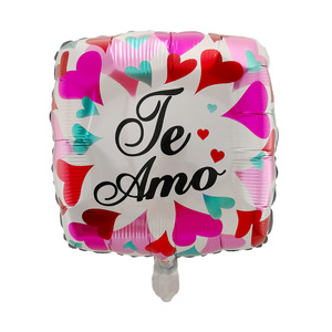DJTSN 18 pulgadas globo español TE AMO Día de San Valentín globo de aluminio suministros de decoración de la boda crear ambiente romántico - Product Image 2