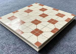 Baldosa para Piso Interior Rústica de Tono Cálido de 300x300 mm, Beige con Patrón de <span class=keywords><strong>Terracota</strong></span> para una Decoración Acogedora del Hogar - Product Image 5