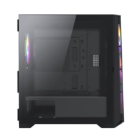 Boîtier d'ordinateur de bureau Micro ATX Carte graphique PC de jeu Conception spéciale d'usine Ventilateur de refroidissement ARGB 350-5 Boîtier de jeu PC Itx en stock