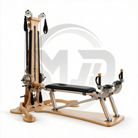 Chaise de yoga Zen pour la remise en forme à domicile, machine d'entraînement pivotante en bois massif pour studio de yoga, salle de sport privée, mise en forme du corps pour femmes
