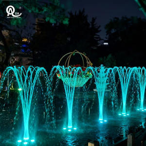 Buse rotative en acier inoxydable Water Crown pour fontaine musicale de jardin - Product Image 1