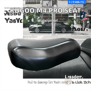 Grande <span class=keywords><strong>selle</strong></span> de <span class=keywords><strong>scooter</strong></span> réglable en hauteur pour Kugoo M4Pro Accessoire de siège confortable absorbant les chocs - Product Image 3