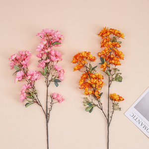 Fleurs artificielles en soie : Myrte crêpe, fleurs de cerisier, décorations de fleurs Ziwei pour aménagement extérieur, accessoires de photographie domestique - Product Image 4