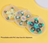Nouveau Fidget Spinner en Caoutchouc Souple PVC American Shanhaijing, Jouet Anti-Stress, Cadeau de Noël pour Jeunes, Jouets Fidget