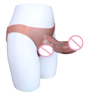 กางเกงในแบบชิ้<span class=keywords><strong>น</strong></span>เดียวพร้อมดิล<span class=keywords><strong>โด</strong></span>้แบบสวมใส่ได้ ขนาด 8.2 <span class=keywords><strong>น</strong></span>ิ้ว สำหรับผู้ชาย ช่วยเพิ่มข<span class=keywords><strong>น</strong></span>าดอวัยวะเพศชาย ทำจากซิลิโคน - Product Image 2