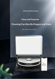 Aspirateur robot automatique pour la maison, auto-chargeant, navigation laser LDS, évitement des obstacles, 6000 Pa, balayage, lavage, sec - Product Image 4