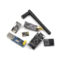 Module émetteur-récepteur RF Tejaite NRF24L01+PA+LNA 2,4 GHz avec interface SPI, portée de 1,1 km et antenne
