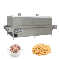 Machine de production de céréales de petit déjeuner, snacks colorés, ligne de production de flocons de maïs