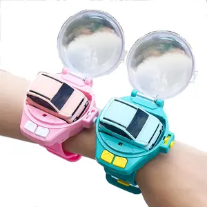 Hot Mini Cartoon Watch Rc Drift Car Toys Kids Radio Remote Control Electric Wrist Rechargeable Wrist Racing Cars For Boys