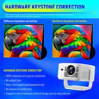 Harga Pabrik Proyektor HY450 Max 1100 ANSI Native 1080P Mendukung 8K Android 14 Auto Focus Keystone Kontrol Suara BT54 Portabel