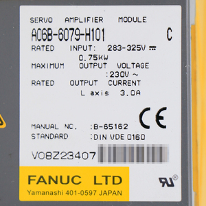 Amplificador de Accionamiento Fanuc A06B-6079-H101 H121 H291 A06B-6096-H116 H201 A06B-6080-H211 H205 A06B-6114-H304 con Garantía - Product Image 3