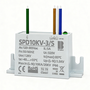 Protezione da Sovratensione LED Arancione 10 <span class=keywords><strong>KA</strong></span> 10kv 20kv, Dispositivo di Protezione da Sovratensione per Illuminazione Stradale LED SPD10KV-3/<span class=keywords><strong>P</strong></span>/M - Product Image 2