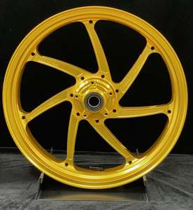 Ruedas de motocicleta forjadas de aleación de aluminio anodizado de Color personalizado de gama alta con certificación ISO 9001 para Ducati Hypermotard 950 Hacker - Product Image 4