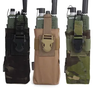 Emersongear Cordura 500D Nylon Radio Holder Interphone Pouch Camo Molle Tactical Radio Pouch con PRC148/152