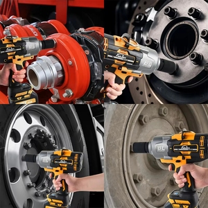 Llave <span class=keywords><strong>de</strong></span> <span class=keywords><strong>Impacto</strong></span> Inalámbrica <span class=keywords><strong>de</strong></span> Alto Torque <span class=keywords><strong>de</strong></span> 2000nm y 20V, con Batería <span class=keywords><strong>de</strong></span> Litio, Sin Escobillas, <span class=keywords><strong>de</strong></span> <span class=keywords><strong>3</strong></span>/<span class=keywords><strong>4</strong></span> <span class=keywords><strong>de</strong></span> Pulgada, para Trabajos Pesados, para Autos y Neumáticos - Product Image 6