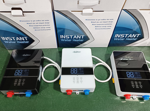 Calentador de Agua Eléctrico Instantáneo sin Tanque de 6KW y 220V con Tecnología de Calefacción Inteligente, Control Remoto, Montaje en Pared para Baño - Product Image 3