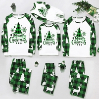 Conjuntos de Pijamas Navideños de Año Nuevo con Diseño Personalizado para Adultos, Niños y Bebés, Pijamas Combinables para Usar en una Fiesta Familiar de Navidad