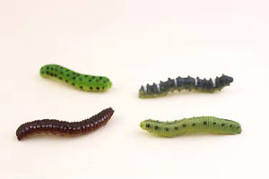 Verssagiles en plastique, insectes amusants, blagues et farces, cadeau d'Halloween, jouets pour enfants, modèles d'insectes miniatures, chenilles en plastique - Product Image 3