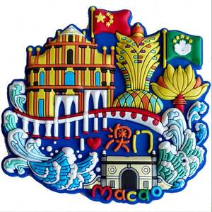 Aimants de réfrigérateur personnalisés de forme irrégulière, cadeaux souvenirs promotionnels - Product Image 6