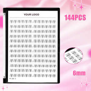 Ciglia inferiori a grappolo banda trasparente per ciglia da te logo personalizzato <span class=keywords><strong>Manga</strong></span> ciglia inferiori - Product Image 2