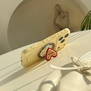 Custodia per <span class=keywords><strong>iPhone</strong></span> 17/Air/Pro/Max/16/PLUS/15/14/13/12/11, Stile Carino con <span class=keywords><strong>Cuore</strong></span>, Supporto Magnetico, Antiurto in TPU - Product Image 4