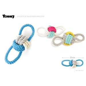 Jouet en corde de coton Yommy 35 cm pour animaux de compagnie, jeu interactif - Product Image 2