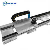 Rail de guidage à mouvement linéaire en alliage d'aluminium Grande bande d'engrenage Petit module d'engrenage pour machines industrielles
