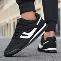 Nouvelles chaussures décontractées d'été grande taille, transfrontalières, à lacets, en maille respirante, légères et antidérapantes pour hommes et femmes, toutes saisons