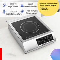 Kompor Induksi Tunggal 3500W Pemanas Cepat Laris di Pasar Brasil untuk Restoran, Dapur, dan Katering