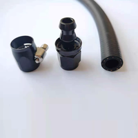 400 série automobile E85 An4 An6 An8 An10 An12 Nbr Cpe caoutchouc noir tressé Push Lock Push sur tuyau