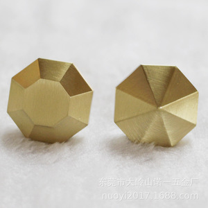 Octagonal <b>Copper</b> Handle For Drawer Furniture Minimalist Design Durable - Product Image 4
