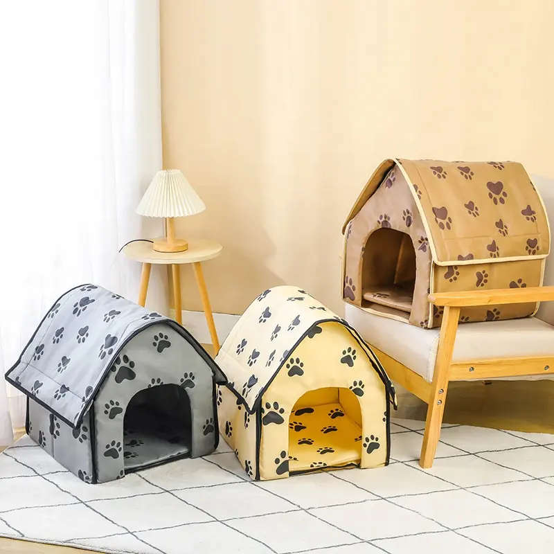 Pet House Cat and dog pet nest Foldable and convenient small medium-sized dog house indoor cat nest