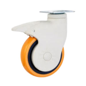 ล้อ PU คุณภาพดีที่สุด พร้อมลูกปืน สำหรับงานอุตสาหกรรม รับน้ำหนักได้ 130 กก./50 กก. เส้นผ่านศูนย์กลาง 100 มม./125 มม. - Product Image 1