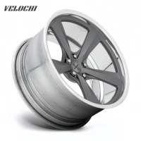 Ruedas VLC para Auto, Llanta de Aleación Profunda 5X130 5x120 6x139.7 para Jeep Truck C10, 17-24 Pulgadas, Cóncavas, Forjadas, Pulidas, Cromadas