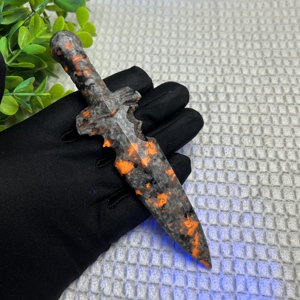 Chất Lượng Cao Pha Lê Thanh Kiếm Khắc Thủ Công Mỹ Nghệ Thanh Kiếm Dao Găm Mô Hình Phong Cách Châu Âu Trang Trí Nội Thất Trang Trí Quà Tặng - Product Image 3