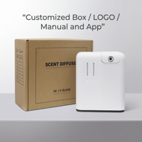 Diffuseur d'arômes électrique intelligent sans eau en plastique 300ML, contrôlé par application WIFI, pour usage professionnel en bureau, machine de parfumage HVAC, garantie 1 an