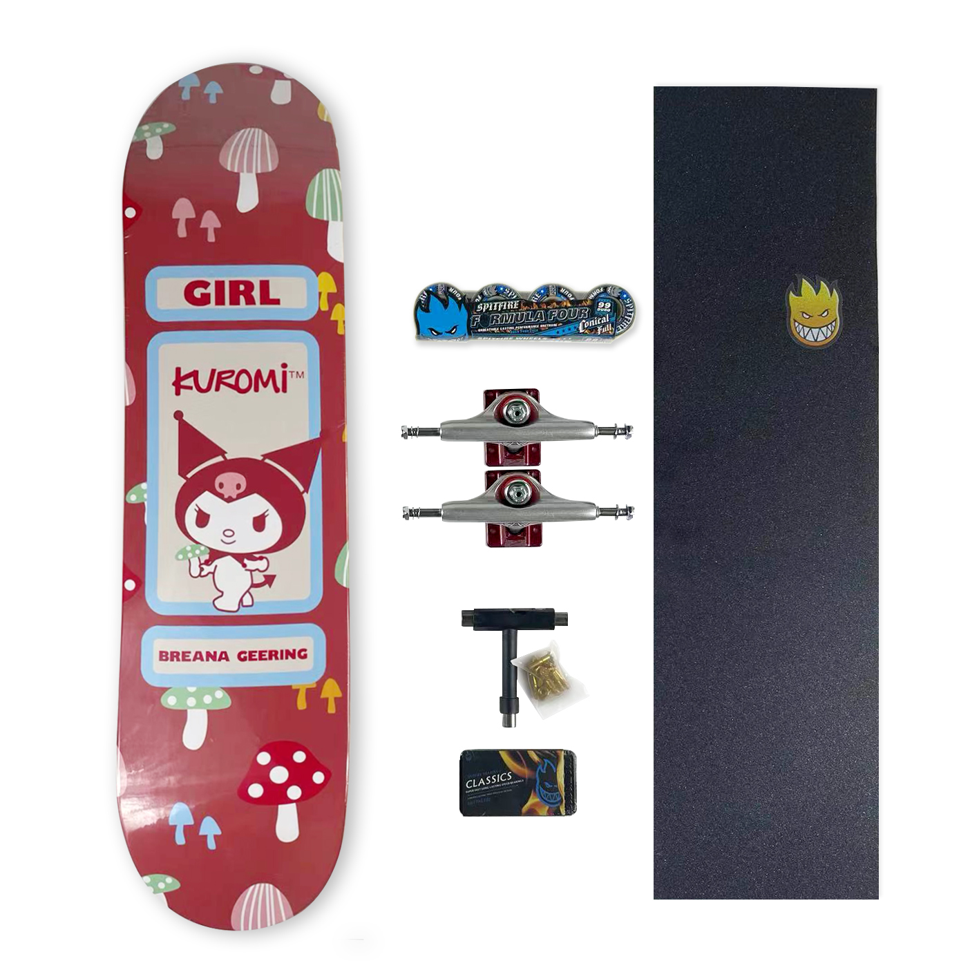 Girl Skateboard Complete Full Set - 7 Ply Canada Maple