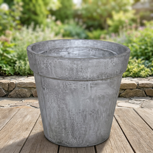 Juego de Macetas de Fibra de Hormigón Ligero en Gris Suave para Jardín Urbano Minimalista, Patio, Terraza, Decoración con Macetas - Product Image 1