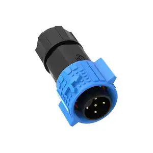 OSWELL M19 15A 5 pin waterproof power connector for DMX Push lock wire to board