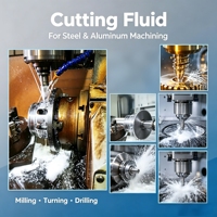 Concentré de liquide de refroidissement CNC semi-synthétique à longue durée de vie pour l'usinage à haute pression de l'acier et de l'acier inoxydable