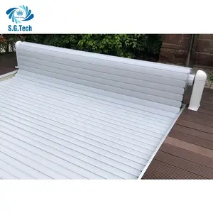 Hot Selling Water Crown Automatic Aluminum Rolling Shutter Pool Cover For Extra Large Swimming Pool