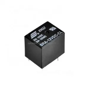 5V 12V 24V 20A DC Power Relay SRA-05VDC-CL SRA-12VDC-CL SRA-24VDC-CL 5Pin PCB Type In stock Black Automobile relay