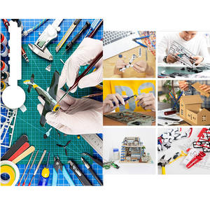 Vente chaude 21 pièces modeleur outils de base artisanat ensemble passe-temps kit d'outils de construction pour la construction de modèles de voiture - Product Image 6